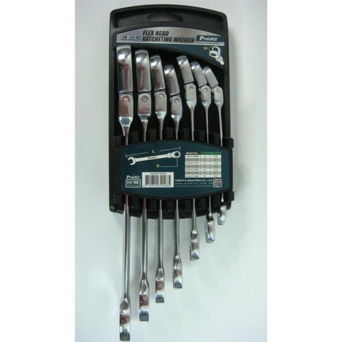 HW-5907M Набор ключей комбинированных с гибкой головкой 8-19мм (7 шт) ProsKit фото 2
