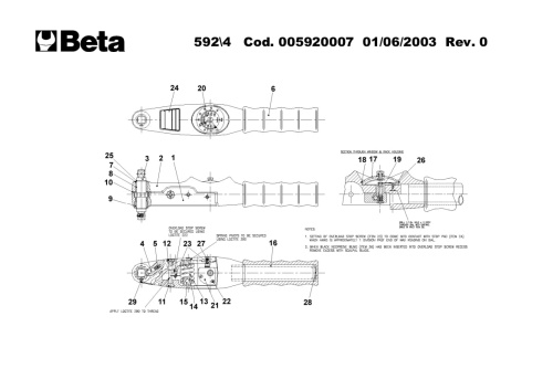 Динамометрический ключ с циферблатом Beta 592/4 005920007 фото 3