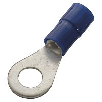 260270 Кабельный наконечник изол., кольцевой 1,5-2,5мм2 М4 (синий) (упак 100 шт) Haupa