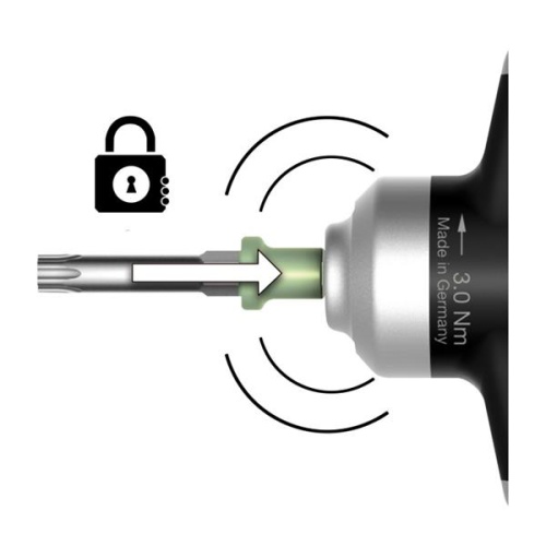 Динамометрическая отвертка с рукояткой-ключиком TorqueFix Key WIHA 283601050 38616 фото 4