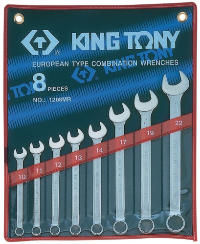 Набор комбинированных ключей KING TONY 1208MR