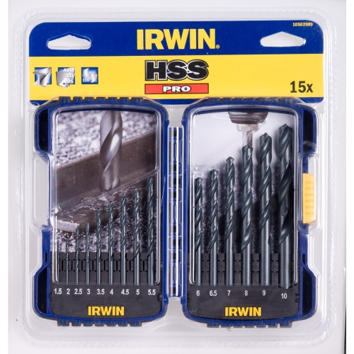 10502499 IRWIN Набор сверл по металлу HSS PRO DIN-338