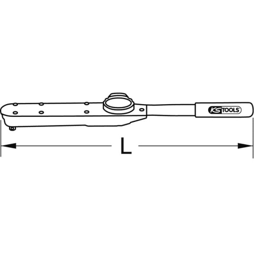 Контрольный динамометрический ключ стрелочный KS TOOLS 516.3615 фото 2