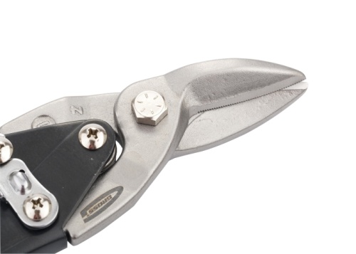 Ножницы по металлу "PIRANHA", 250мм, прямой и левый рез, сталь-СrMo, двухкомпонентные рукоятки GROSS 78321 фото 3