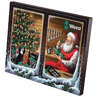 Рождественский календарь 2021 с набором инструментов WERA 05136602001