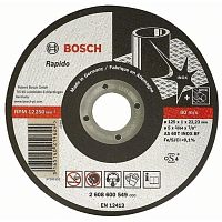 Круг отрезной по металлу AS 60 T INOX BF Bosch 230х2х22,23 мм 2608600096