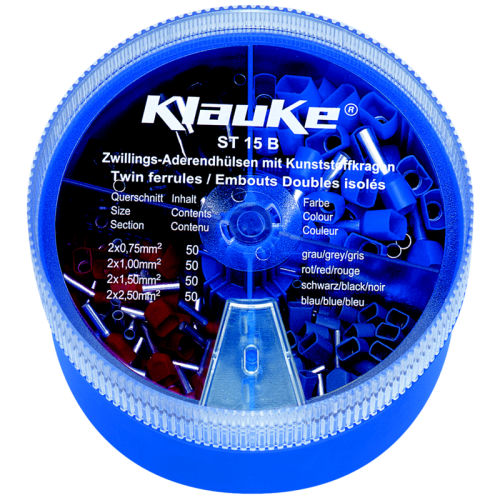 Набор двойных втулочных наконечников KLAUKE klkST15B фото 2
