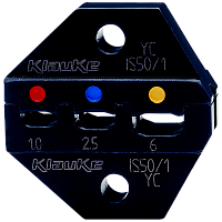 IS501 Сменные матрицы серии 50 KLAUKE для изол. наконечников 0,5-6 мм2 (овал)