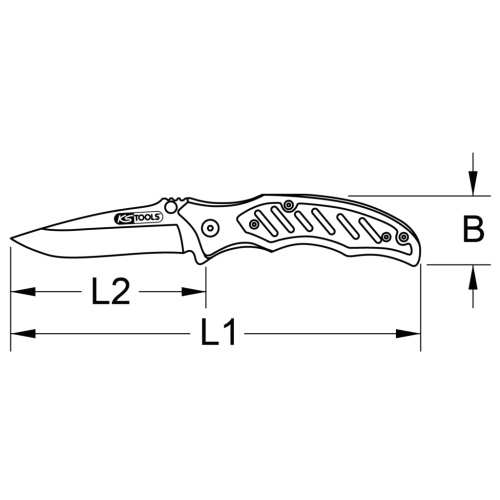 Нож раскладной KS TOOLS 907.2105 фото 11