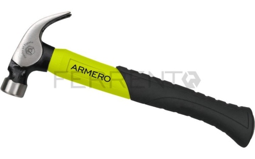 Молоток - гвоздодер fiberglass Armero A630/245