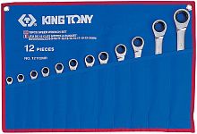 Набор трещоточных ключей KING TONY 12112MRN