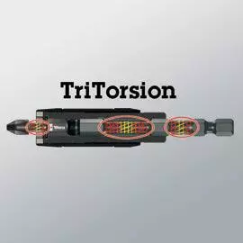 Система WERA TriTorsion защищает от преждевременного износа