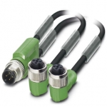 Кабель для датчика / исполнительного элемента - SAC-3P-M12Y/2X0, 6-PUR/M12FR B - 1669000 Phoenix contact