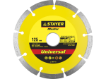 

Сегментные отрезные алмазные круги UNIVERSAL, серия MASTER Stayer 36671-150