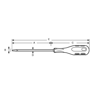 Отвертка шлицевая ProsKit 9SD-202A фото 2 Отвертка шлицевая ProsKit 9SD-202A фото 2