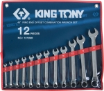 Набор комбинированных ключей KING TONY 1272MR