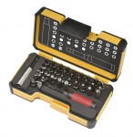 02073806 (020 738 06) Felo Набор бит SL/PZ/PH/HEX/Tx/SQ с рукояткой ERGONIC и биторжателем STAR в кейсе, 38 шт