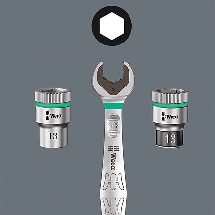 Набор рожковых ключей с трещоткой WERA 6001 Joker Switch 4 Set 1 WE-020090 фото 10 Набор рожковых ключей с трещоткой WERA 6001 Joker Switch 4 Set 1 WE-020090 фото 10