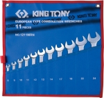 Набор комбинированных ключей KING TONY 1211MRN