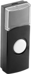 Кнопка для дверного звонка сменная радиочастотная с полифонией IP44 с батареей 3В CR2032 СВЕТОЗАР 58309