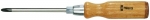 WE-018352 935 SPH Отвертка для винтов с крестовым шлицем, с деревянной ручкой PH 2/100 MM WERA