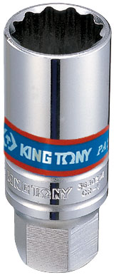 Головка свечная двенадцатигранная KING TONY 36A018 Головка свечная двенадцатигранная KING TONY 36A018