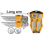 Набор шестигранников HEX и TORX 18 шт INGCO HHKSET0181