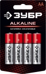 

Батарейка алкалиновая ЗУБР ALCALINE 59223-4C