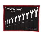Набор рожковых гаечных ключей Endura E1525, 10 шт (6 - 27 мм)