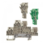 Двухуровневая клемма Weidmuller ZDT 2.5/2 DU-PE 1815160000