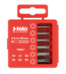 03691516 (036 915 16) Felo Набор бит Tx Industrial 50 мм в кейсе, 6 шт