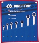 Набор трещоточных ключей KING TONY 12107MRN