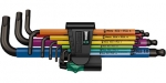 Набор Г-образных ключей WERA 950/9 Hex-Plus Multicolour 1 SB WE-073593
