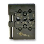 Матрица для опрессовки контактных Pin коннекторов типа Weather Pack: 0.5 -3.0 мм 2