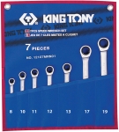 Набор трещоточных ключей KING TONY 12107MRN01
