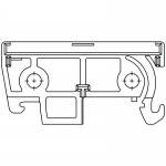 

Концевая пластина Weidmuller AP 45/RE DI GR 8140860000