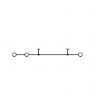 

Проходная клемма Weidmuller ZDU 2.5/3AN WS 1683400000