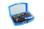 Набор бит с битодержателем 1/4", SL, PH, PZ, HEX, Torx, Torx c отверстием, 32 шт. HOEGERT HT1S400