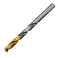 Сверло спиральное по металлу 8 x 117 мм, Р6М5, Golden Tip  Denzel 718239
