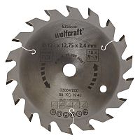 1 полотно дисковой пилы wolfcraft 6359000