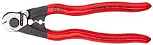 9561190SB KNIPEX Тросорез компактный, 190 мм, обжим гильз на боуденовские тросы, обливные ручки, SB