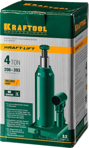 Домкрат гидравлический бутылочный сварной KRAFTOOL PRO 43462-4_z01 фото 2 Домкрат гидравлический бутылочный сварной KRAFTOOL PRO 43462-4_z01 фото 2