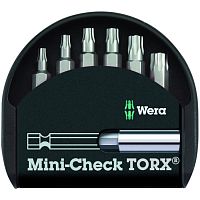 WE-056294 Набор Mini-Check TORX держатель и 6 бит WERA