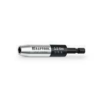 64035-5.0 KRAFTOOL  FIX-TORQ 5.0 Нм динамометрический адаптер для бит
