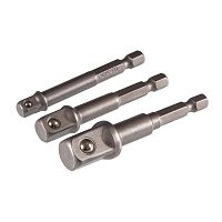TT77864 TOLSEN Набор переходников 1/4">1/4", 3/8", 1/2", 3 предмета