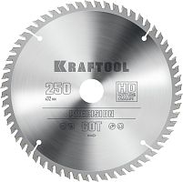 36952-250-32 KRAFTOOL  Precision, 250 х 32 мм, 60Т, пильный диск по дереву