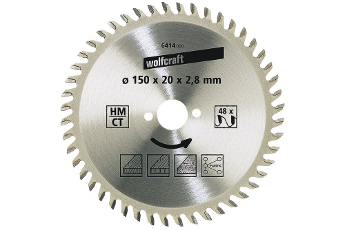 1 полотно дисковой пилы wolfcraft 6406000