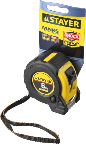 Рулетка измерительная STAYER PROFESSIONAL 34131-05-25_z01 фото 2
