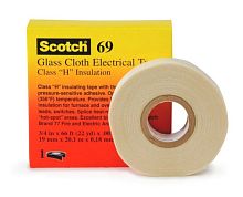 3M 7100090267 Scotch 69 Стекловолоконная электроизоляционная лента 19мм х 33м