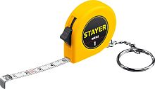 34140-1_z02  STAYER MINI 1м /  6мм рулетка-брелок